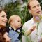 Kate and William with Prince George